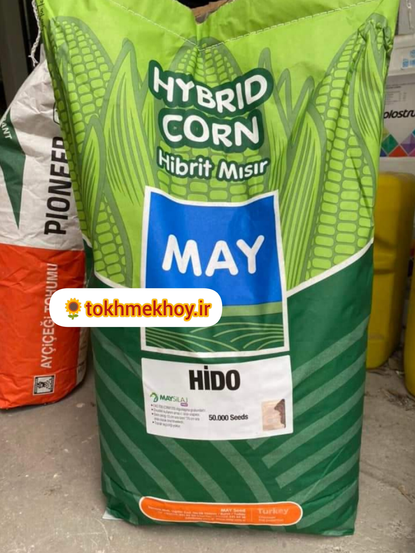 بذر هیبرید ذرت علوفه ای (پاکت 50 هزار عددی)